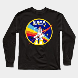 Retro USA Space Agency Long Sleeve T-Shirt